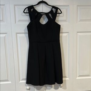 Betsey Johnson Black Cut Out Mini Dress